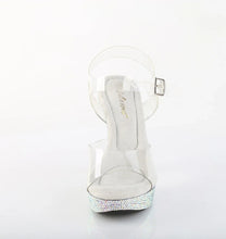 Cargar imagen en el visor de la galería, Tacones Fabulicious COCKTAIL-508DM Transparente Plata
