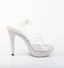 Cargar imagen en el visor de la galería, Tacones Fabulicious COCKTAIL-508DM Transparente Plata
