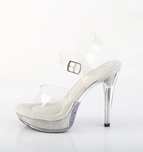 Cargar imagen en el visor de la galería, Tacones Fabulicious COCKTAIL-508SRSI Transparente Plata
