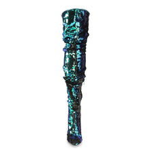 Cargar imagen en el visor de la galería, Tacones Pleaser COURTLY-3011 Verde Iridescent Sequins
