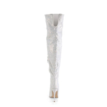 Cargar imagen en el visor de la galería, Tacones Pleaser COURTLY-3015 Blanco Purpurina
