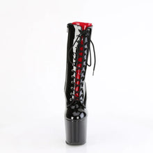Load image into Gallery viewer, Tacones Pleaser CRAZE-1040FH Negro Rojo Charol
