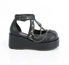Load image into Gallery viewer, Zapatos con plataforma Demonia CUBBY-28 Negro Piel vegana
