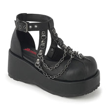 Load image into Gallery viewer, Zapatos con plataforma Demonia CUBBY-28 Negro Piel vegana
