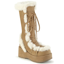 Load image into Gallery viewer, Botas Demonia CUBBY-311 Camel Ante vegano
