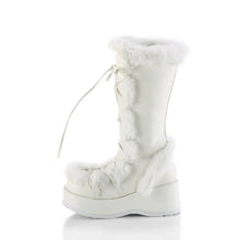 Load image into Gallery viewer, Botas Demonia CUBBY-311 Blanco Piel vegana
