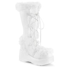 Load image into Gallery viewer, Botas Demonia CUBBY-311 Blanco Piel vegana
