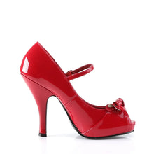 Load image into Gallery viewer, Tacones Pin Up Couture CUTIEPIE-08 Rojo Charol
