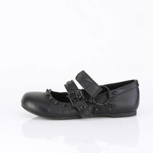 Load image into Gallery viewer, Zapatos planos Demonia DAISY-08 Negro Piel vegana

