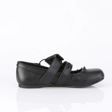 Load image into Gallery viewer, Zapatos planos Demonia DAISY-08 Negro Piel vegana
