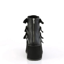 Carregar imagem no visualizador da galeria, Botines Demonia DAMNED-105 Negro Piel vegana
