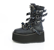 Load image into Gallery viewer, Botas Demonia DAMNED-156 Negro Piel vegana
