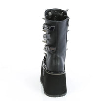 Load image into Gallery viewer, Botas Demonia DAMNED-156 Negro Piel vegana
