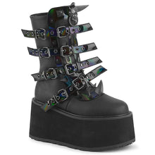 Load image into Gallery viewer, Botas Demonia DAMNED-156 Negro Piel vegana
