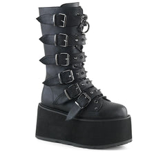 Carregar imagem no visualizador da galeria, Botas Demonia DAMNED-225 Negro Piel vegana
