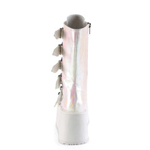 Load image into Gallery viewer, Botas Demonia DAMNED-225 Pearl Iridescent Piel vegana
