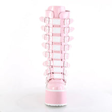 Load image into Gallery viewer, Botas Demonia DAMNED-318 B. Rosa Holo Pat
