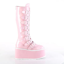 Load image into Gallery viewer, Botas Demonia DAMNED-318 B. Rosa Holo Pat
