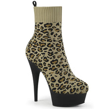 Cargar imagen en el visor de la galería, Tacones Pleaser DELIGHT-1002LP Tan Str. Leopard

