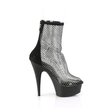 Cargar imagen en el visor de la galería, Tacones Pleaser DELIGHT-1009 Negro Faux Suede

