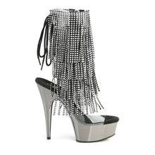 Cargar imagen en el visor de la galería, Tacones Pleaser DELIGHT-1017RSF Transparente Negro Dark
