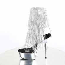 Cargar imagen en el visor de la galería, Tacones Pleaser DELIGHT-1017RSF Transparente Plata Cromo
