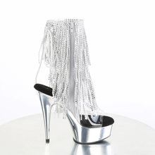 Cargar imagen en el visor de la galería, Tacones Pleaser DELIGHT-1017RSF Transparente Plata Cromo
