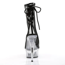 Carregar imagem no visualizador da galeria, Tacones Pleaser DELIGHT-1018MSH Negro Charol Transparente
