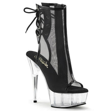 Carregar imagem no visualizador da galeria, Tacones Pleaser DELIGHT-1018MSH Negro Charol Transparente
