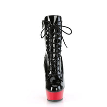 Carregar imagem no visualizador da galeria, Tacones Pleaser DELIGHT-1020 Negro Charol Rojo
