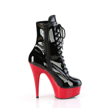 Carregar imagem no visualizador da galeria, Tacones Pleaser DELIGHT-1020 Negro Charol Rojo
