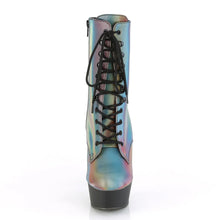 Carregar imagem no visualizador da galeria, Tacones Pleaser DELIGHT-1020REFL Rainbow Reflective Negro
