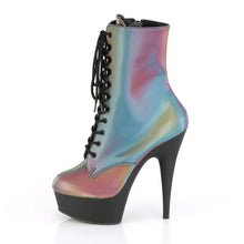 Carregar imagem no visualizador da galeria, Tacones Pleaser DELIGHT-1020REFL Rainbow Reflective Negro
