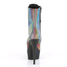 Carregar imagem no visualizador da galeria, Tacones Pleaser DELIGHT-1020REFL Rainbow Reflective Negro
