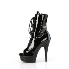 Cargar imagen en el visor de la galería, Tacones Pleaser DELIGHT-1021 Negro Charol
