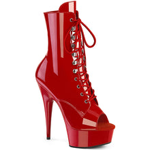 Cargar imagen en el visor de la galería, Tacones Pleaser DELIGHT-1021 Rojo Charol
