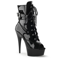 Cargar imagen en el visor de la galería, Tacones Pleaser DELIGHT-1033 Negro Charol
