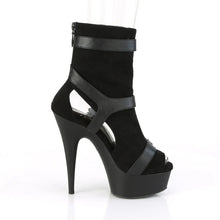 Cargar imagen en el visor de la galería, Tacones Pleaser DELIGHT-1037 Negro Faux Suede
