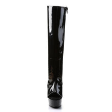 Cargar imagen en el visor de la galería, Tacones Pleaser DELIGHT-2018 Negro Charol
