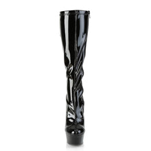 Cargar imagen en el visor de la galería, Tacones Pleaser DELIGHT-2029 Negro Str. Charol
