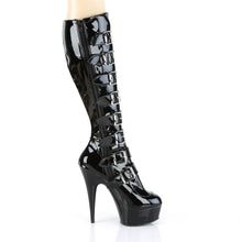 Cargar imagen en el visor de la galería, Tacones Pleaser DELIGHT-2049 Negro Charol

