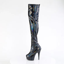 Carregar imagem no visualizador da galeria, Tacones Pleaser DELIGHT-3000HWR Negro Hologram Charol
