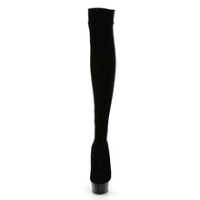Cargar imagen en el visor de la galería, Tacones Pleaser DELIGHT-3002 Negro Str Velvet
