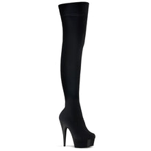 Cargar imagen en el visor de la galería, Tacones Pleaser DELIGHT-3002 Negro Str Velvet
