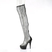 Load image into Gallery viewer, Tacones Pleaser DELIGHT-3009 Negro Faux Suede
