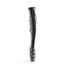 Carregar imagem no visualizador da galeria, Botas Pleaser DELIGHT-3014 - Verniz preto elástico
