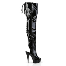 Cargar imagen en el visor de la galería, Tacones Pleaser DELIGHT-3017 Negro Str Charol
