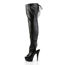 Carregar imagem no visualizador da galeria, Tacones Pleaser DELIGHT-3017 Negro Str Piel
