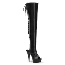 Carregar imagem no visualizador da galeria, Tacones Pleaser DELIGHT-3017 Negro Str Piel
