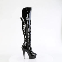 Cargar imagen en el visor de la galería, Tacones Pleaser DELIGHT-3018 Negro Str. Charol
